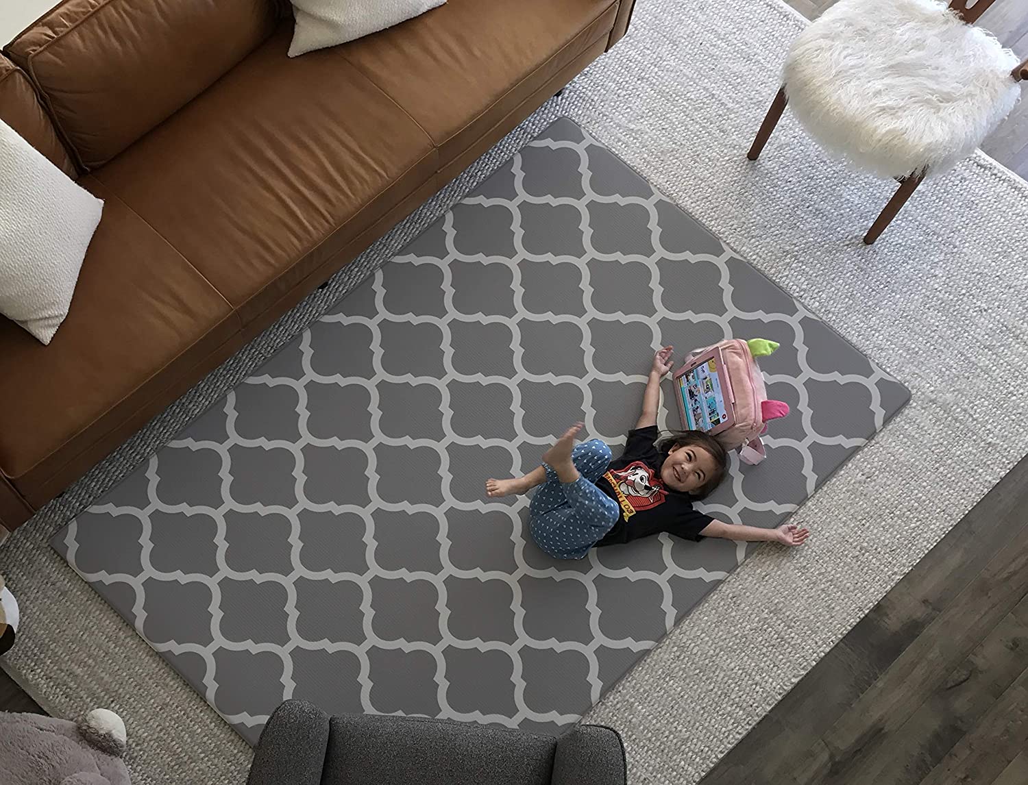 High Quality Waterproof  Easy to Clean Large Durable & Non-Toxic Soft TPU Play Mat