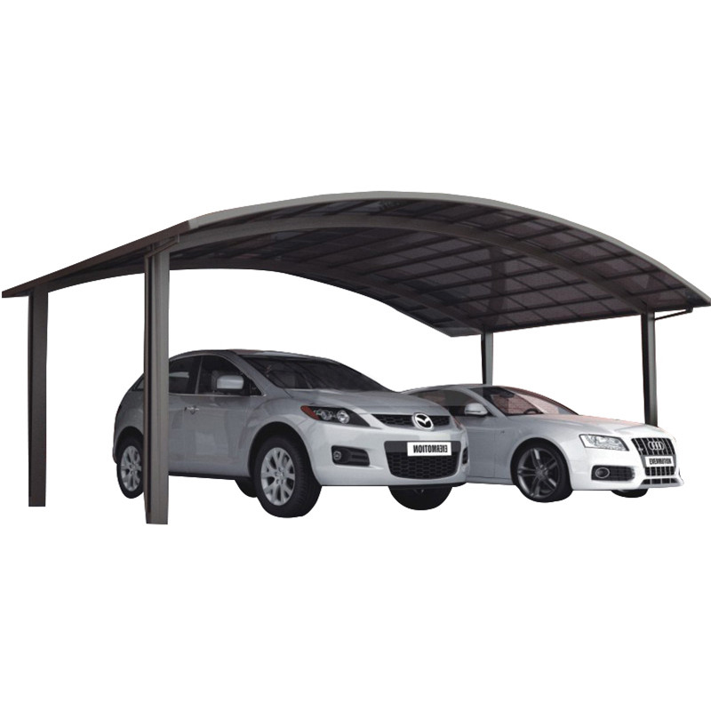 Modern outdoor PC coated patio carport shade cover aluminium polycarbonate roofing