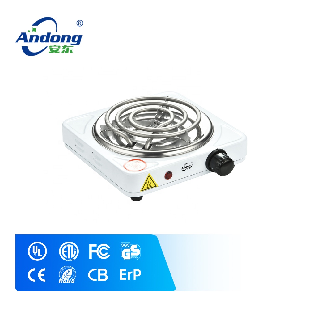 Andong CE Approved Portable electric stove Single Burner Electric Hot Plate Top With Thermal Fuse
