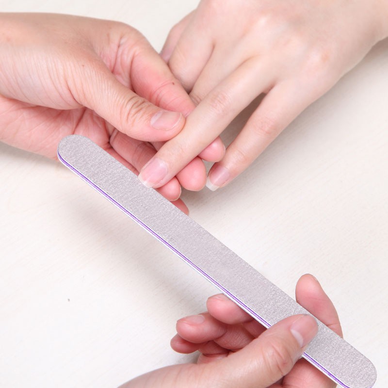 80/80 100/100 Nail File Professional Reusable 100/180 Grit Double Sides Washable Nail File Manicure Tools