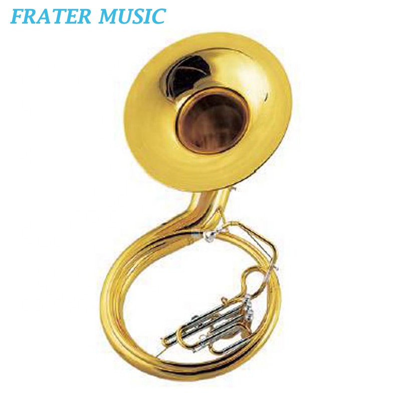 Золотой лак корпус из желтой латуни C Ключ Sousaphone (JSH-120)