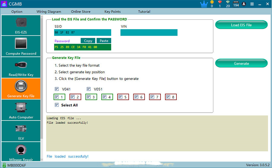 CGDI MB with Full Adapters including EIS/ELV Test Line  and ELV Adapter and ELV Simulator and AC Adapter