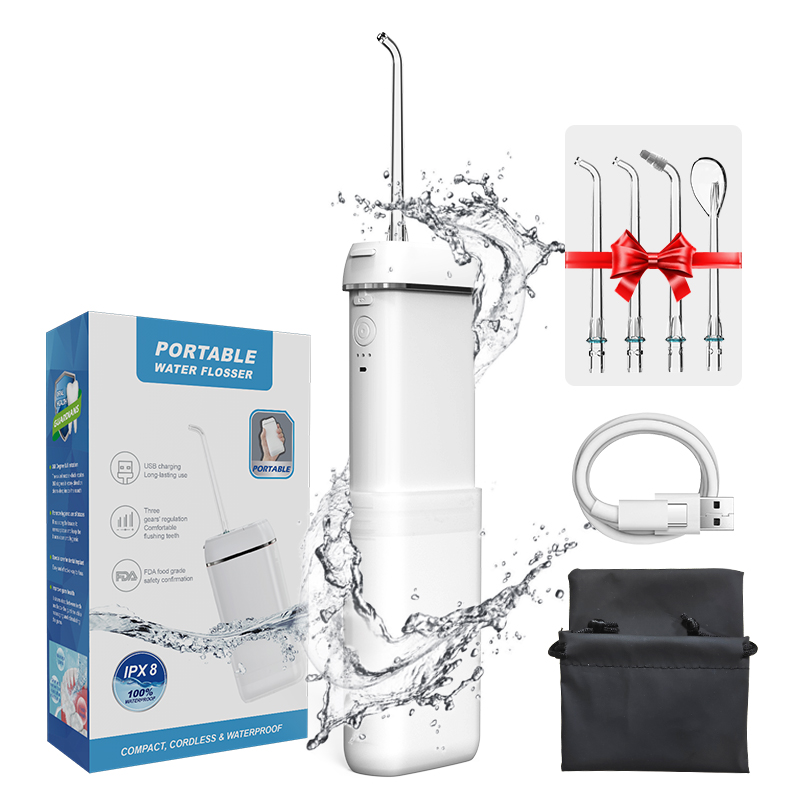 Oral Irrigator Rechargeable Dental Irrigator Ultrasonic Electric Tooth Cleaner Water Flosser