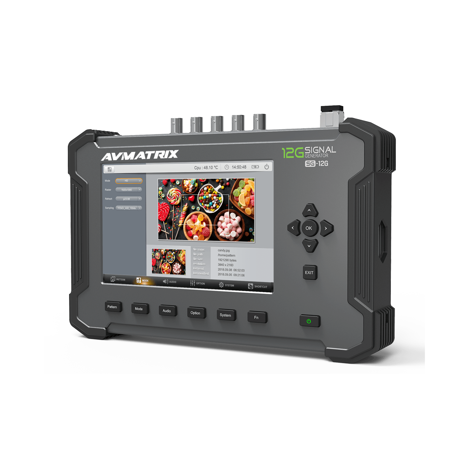 SD HD 3G 6G 12G-SDI 4K генератор сигналов для тестирования