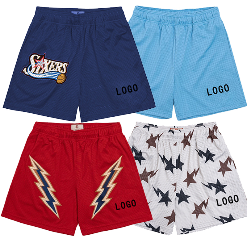 New Custom Mesh Shorts Men's Summer Gym Workout Men's Breathable Shorts Drifits Shorts