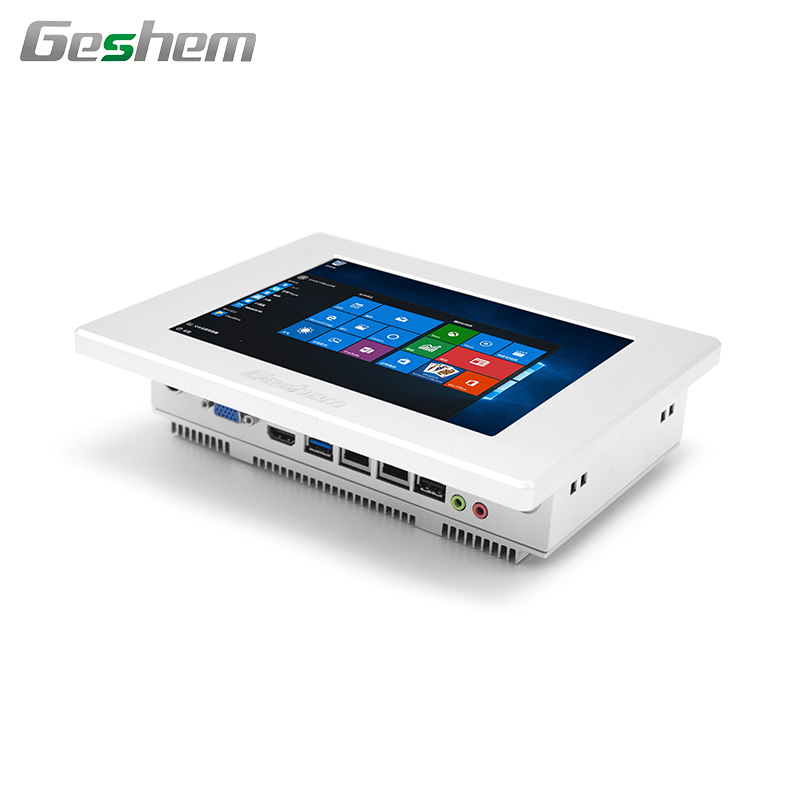 8 inch panel mounting industrial all in one touch screen panel pc with WiFi and 4G LTE optional industrial pc with windows/linux