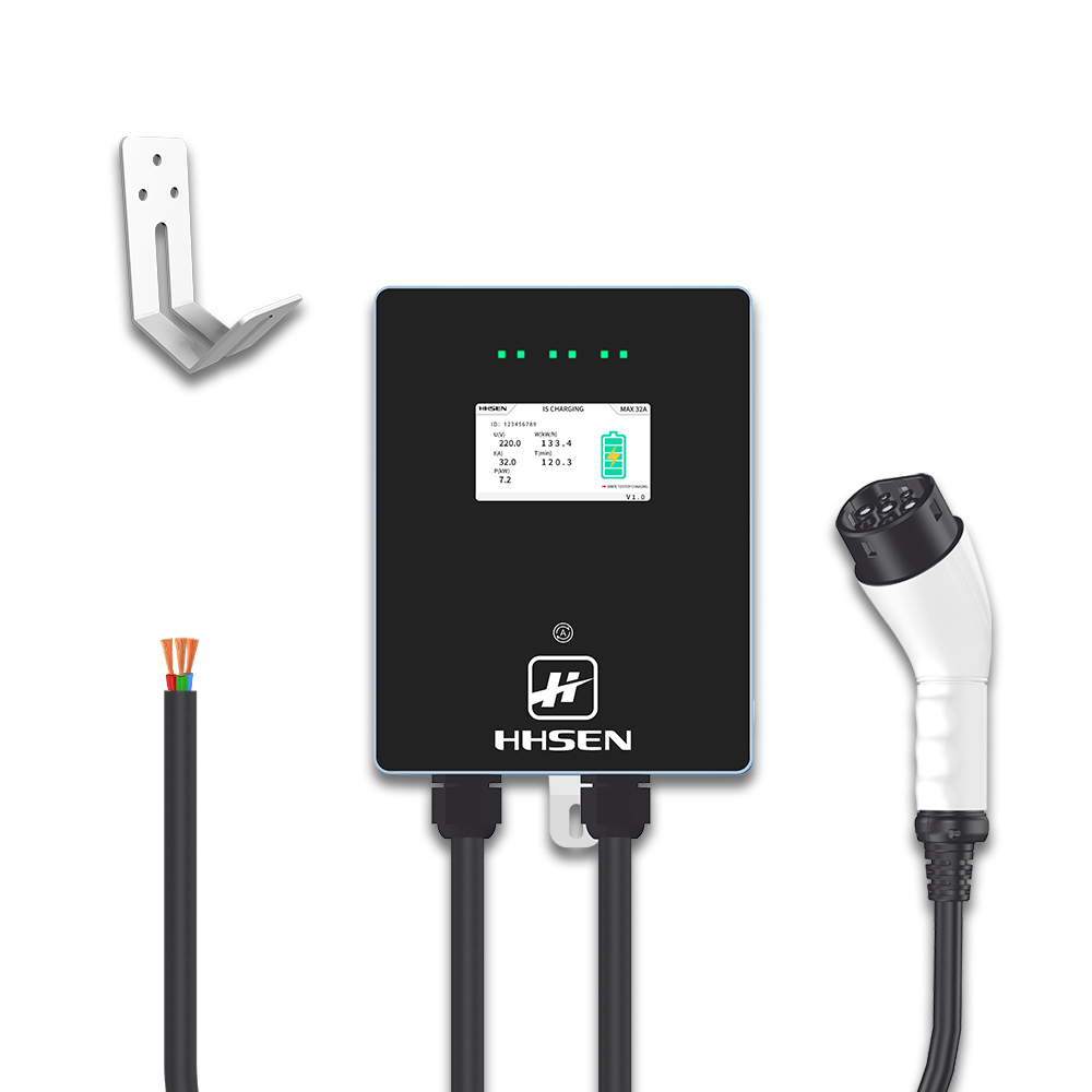 EV зарядное устройство wallbox станция 16 Ампер Электрический автомобиль зарядное устройство EVSE 7.68kw Совместимость со всеми Электрический EV автомобили j1772 type2 240 240V