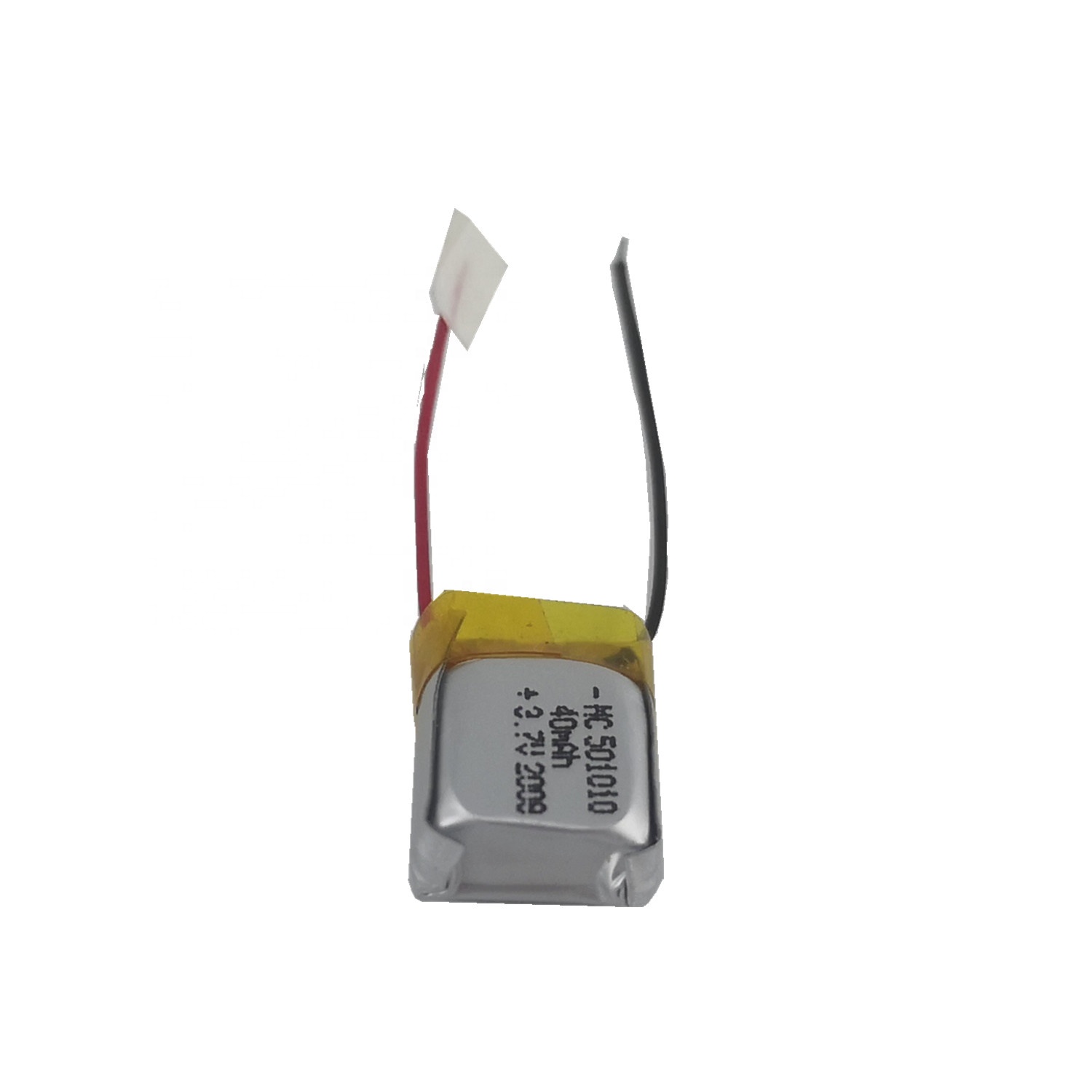 Маленький 3,7 V 40 мА/ч, 501010 lipo тонкий литий-полимерный аккумулятор для беспроводные наушники обеспечивают защиту от антивирусные продукты