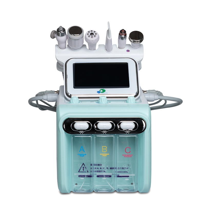 new design small bubble machine for skin care facial cleaning skin peeling with Jet H2o2 Hydrogen Ox for salon home use