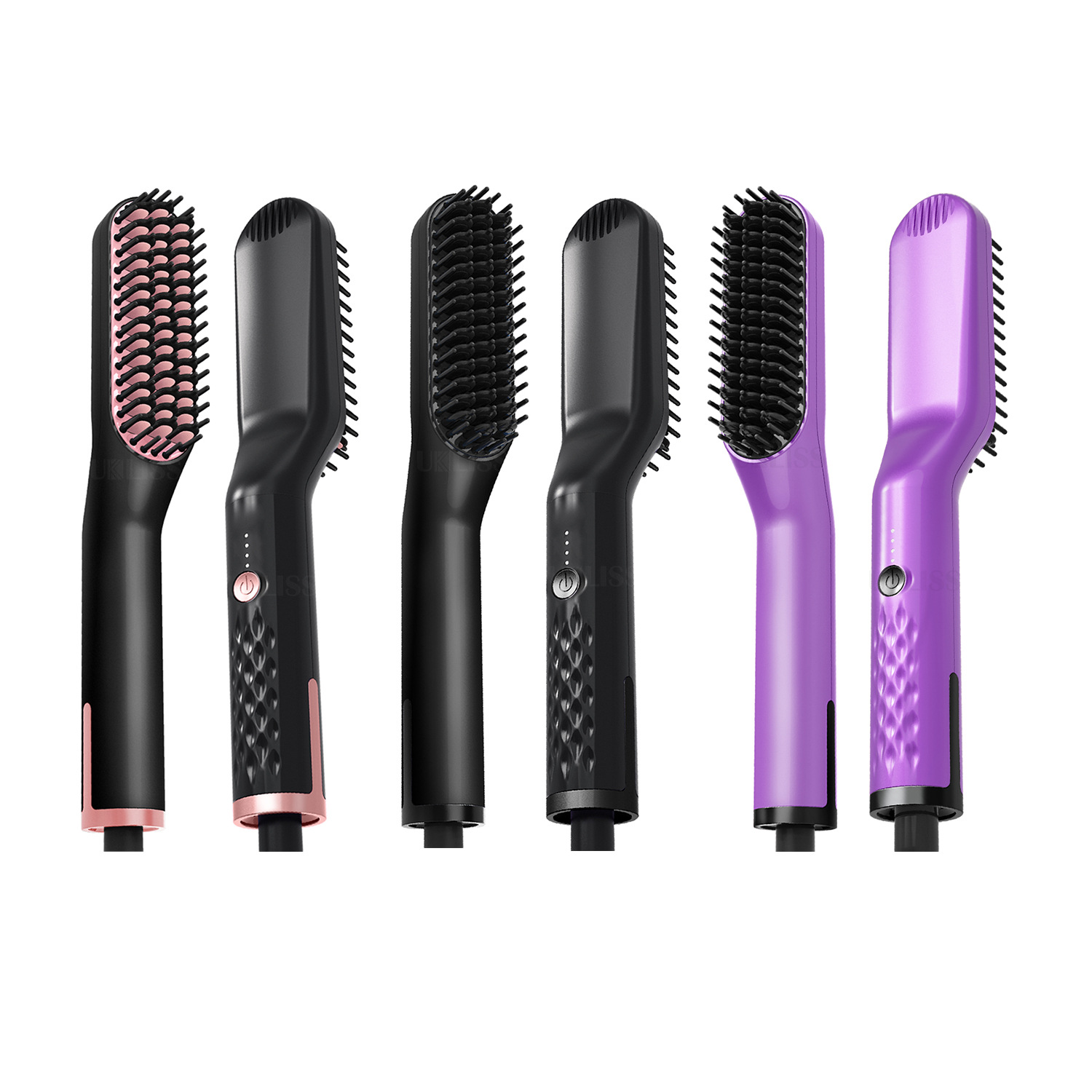 Good Quality Beard Straighteners Beard Balm Hair Styling Tool Men's Quick Styling Beard Combs Ionic Hair Straightener