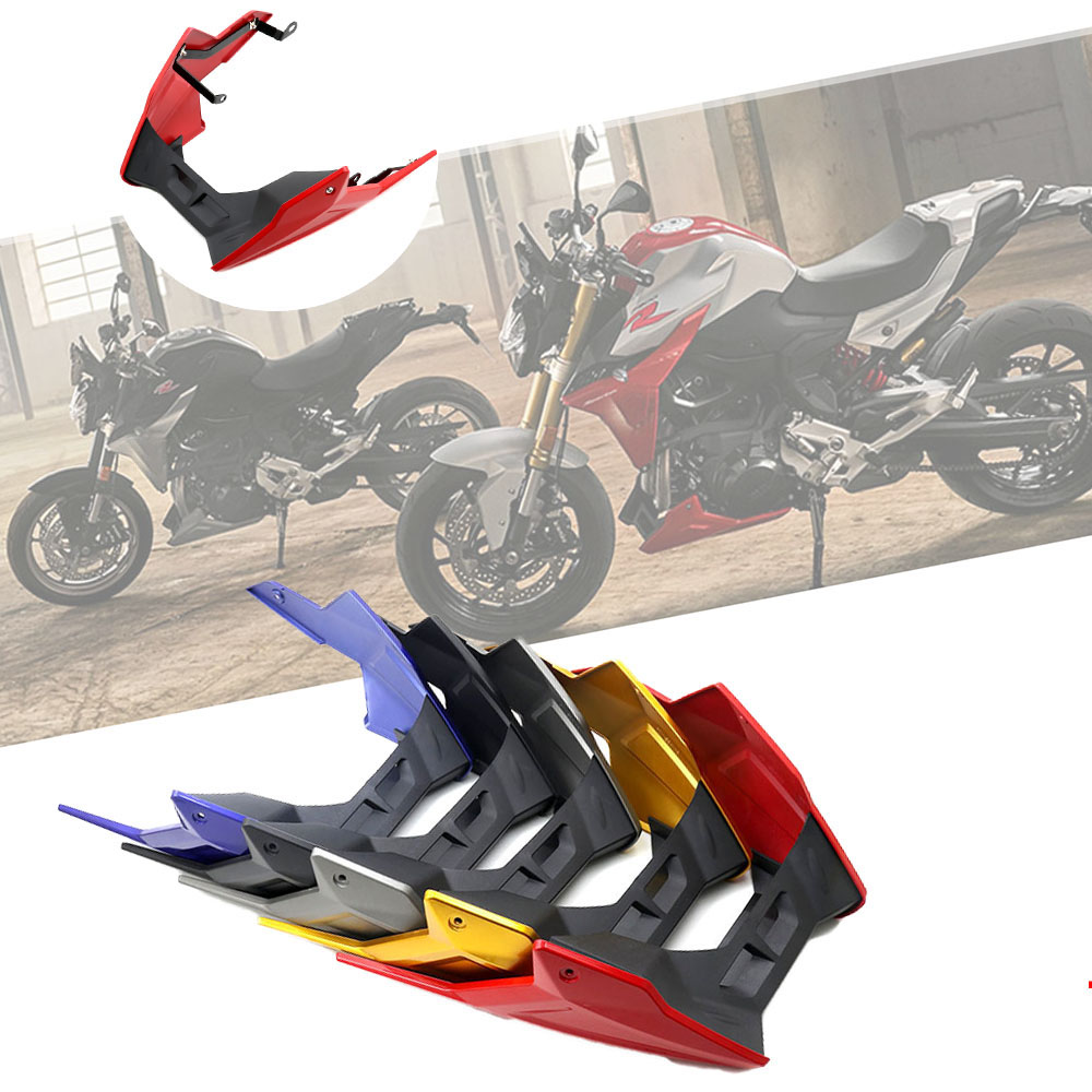 REALZION Motorcycle Chassis Chin Fairing Front Spoiler Mudguard Engine Guard Skid Plat For BMW F900 R 20-21 F900 XR 20-21