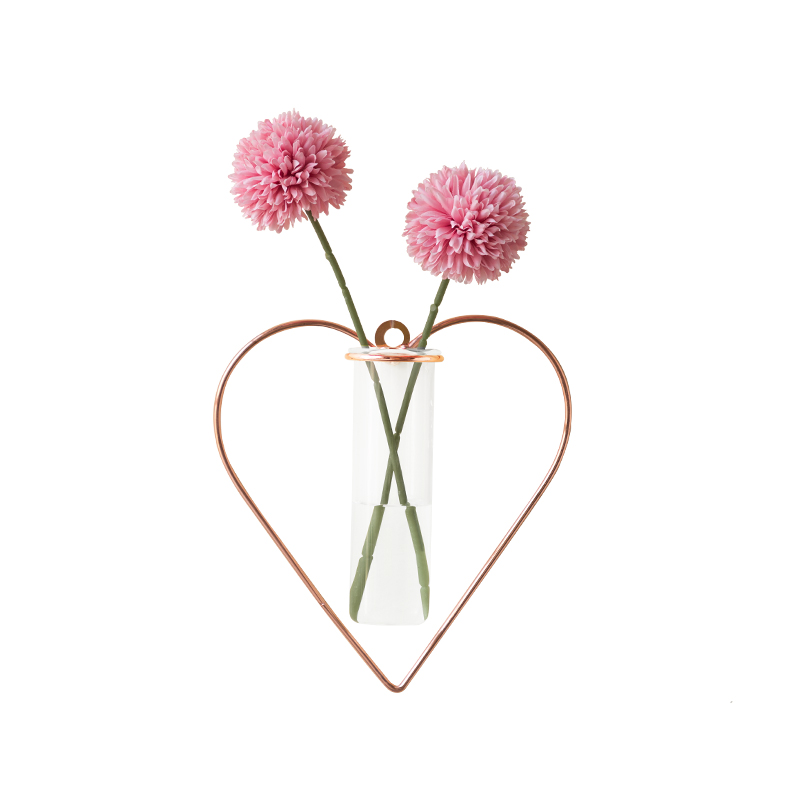 Hot Sale Acrylic Flower Vase Decorative Handmade Crafts European Style Wall-hanging Acrylic Vase