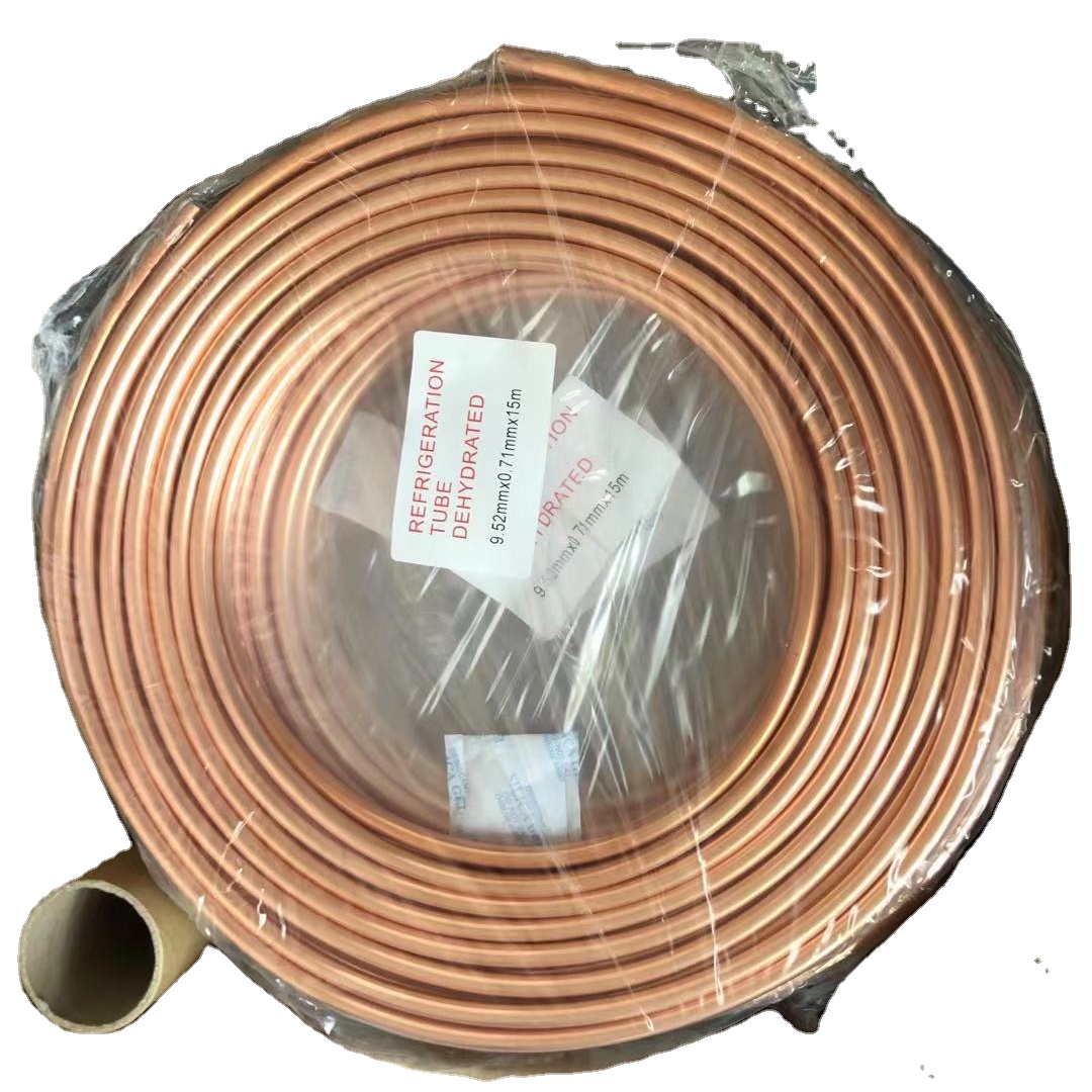 Copper tube 1/4'' 1/2'' inch copper pipe for air conditioner and refrigerator
