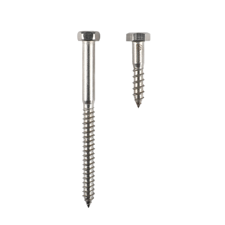 passivated Ningbo DIN571 custom stainless steel hex bottle cap wood screws torx