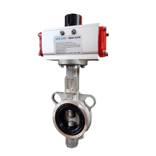 12V 24V DN50 2 Inch Double flange metal hard seal electric actuated motor operated butterfly valve