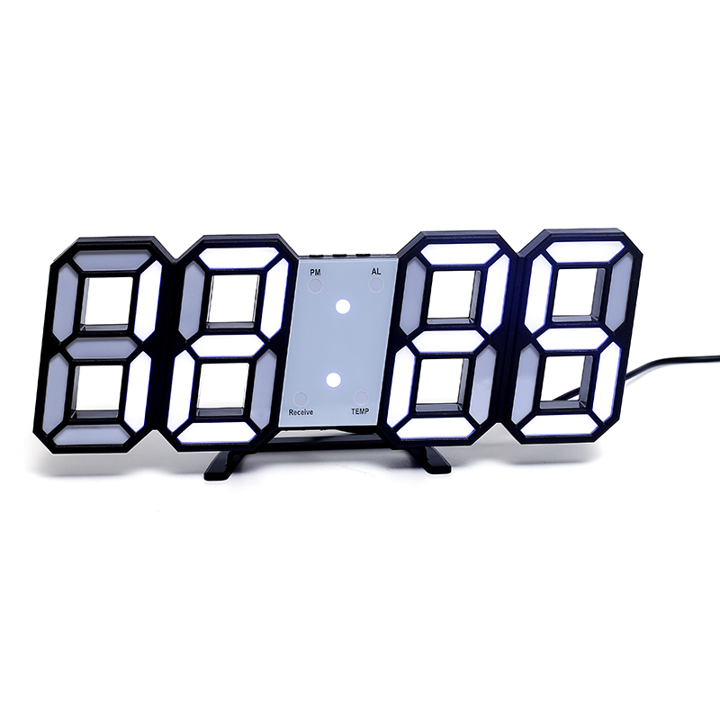 Высококачественные декоративные цифровые настольные часы Nixie Tube 3D со светодиодной подсветкой