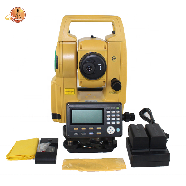 Высокое качество Topcon GTS - 1002 Всего станция Призма полюс с 5000 м одна Призма