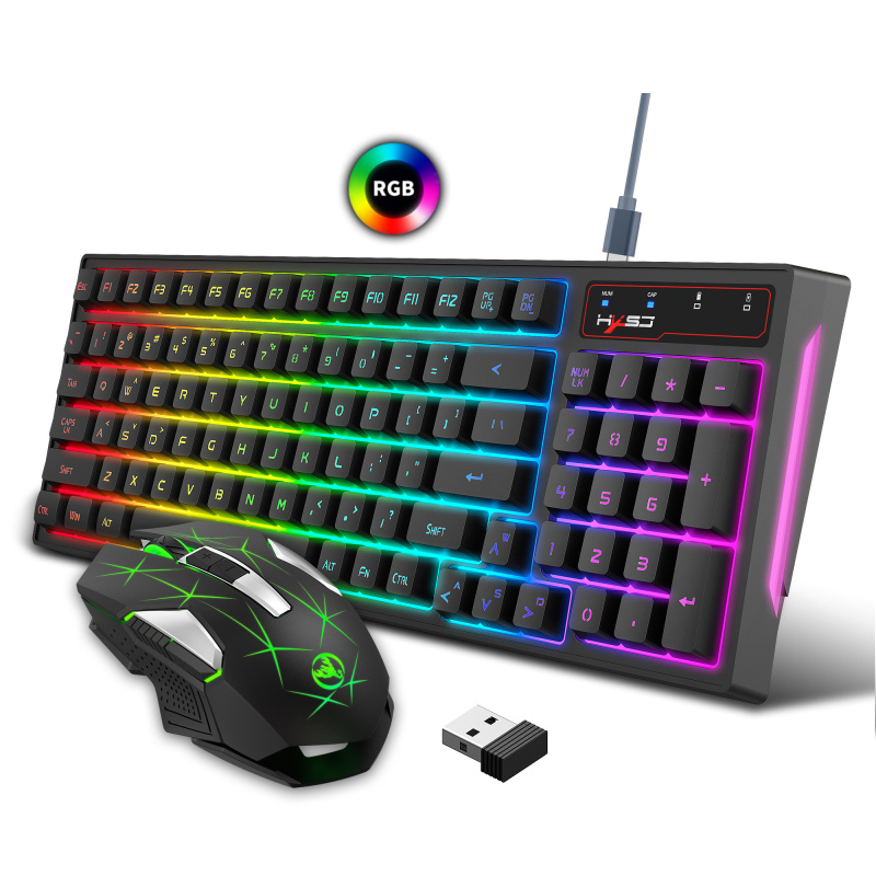 Самый продаваемый набор, компьютерная игровая клавиатура и мышь rgb, игровая механическая клавиатура и мышь с RGB подсветкой, комбинированный набор