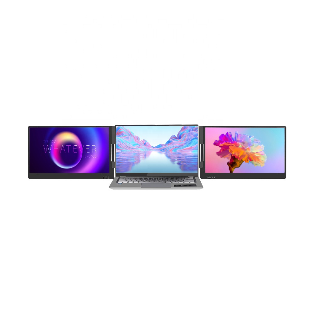 Factory Supplier Tri Screen HD HDR14 IPS Portable Dual and Triple Laptop Monitor 2023 New Monitor LCD