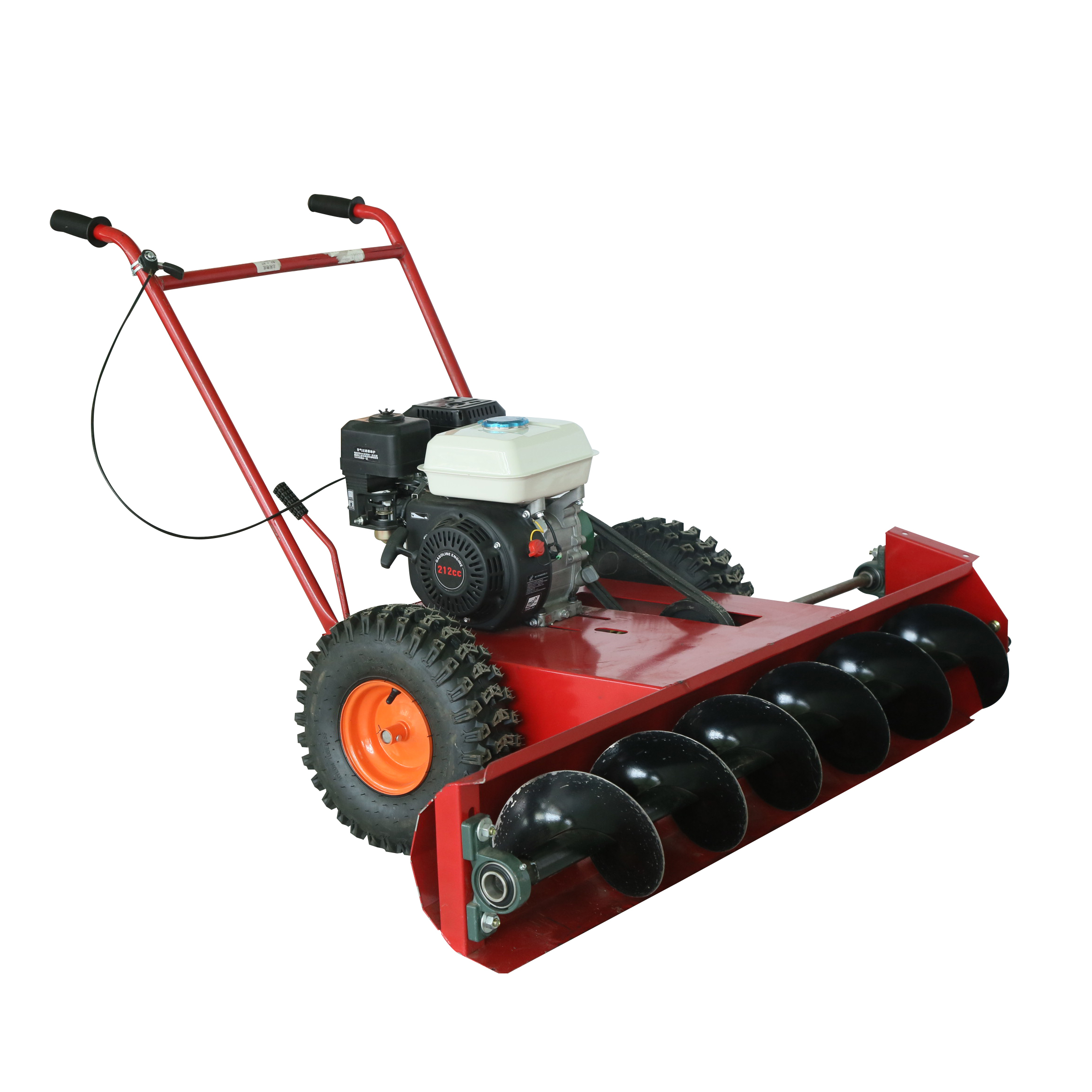 China High-efficiency Walk Behind Gasoline Type Snow Removal Machinery For Snow