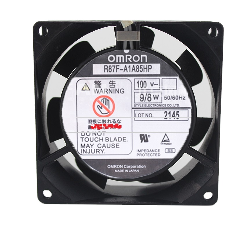 OMRON осевой вентилятор R87F-A1A85LP 80*80*38 мм 100V 7W 0,08/0.09A 220 об/мин 36/42m 3/h осевой вентилятор охлаждения