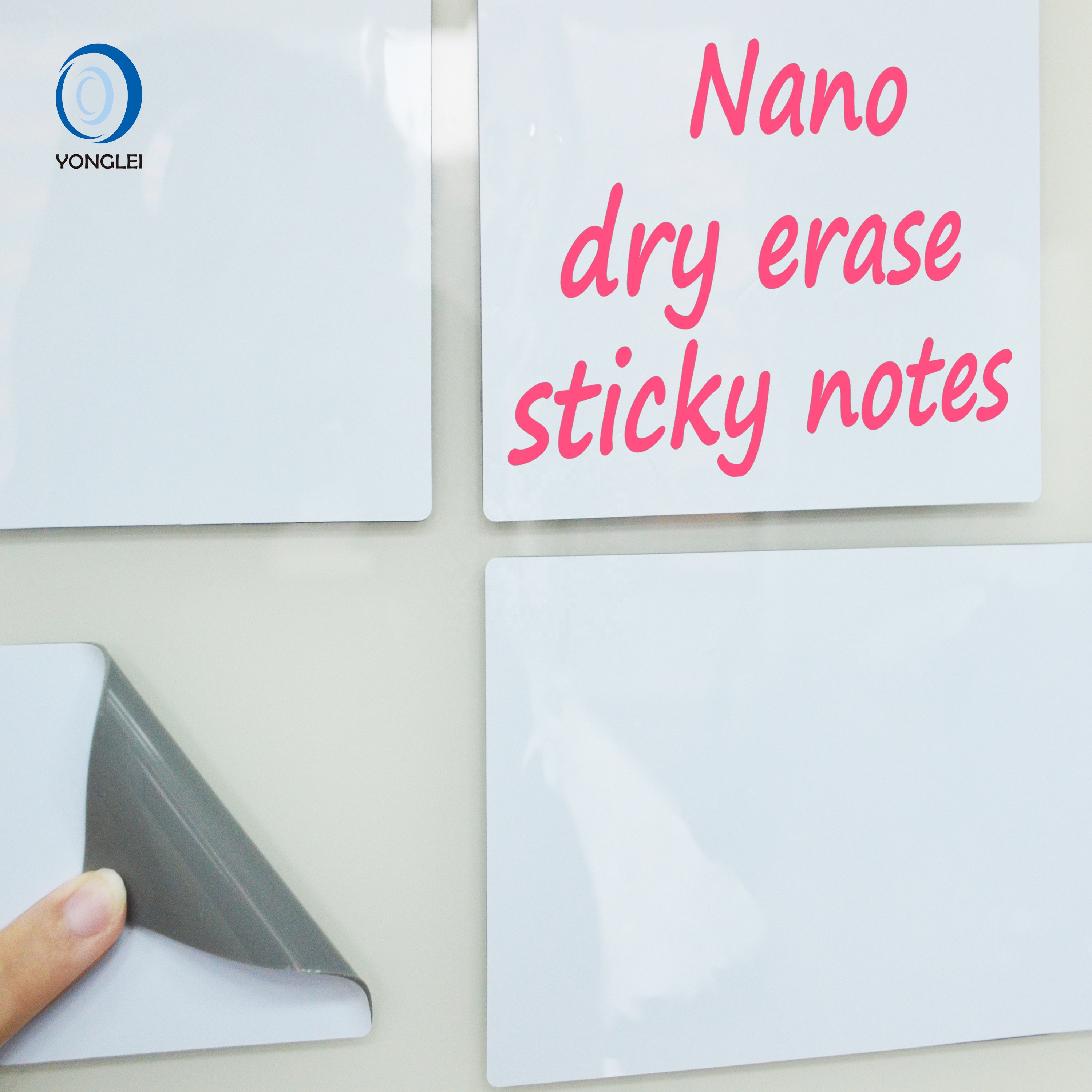 SN2.1-5 yonglei nano многоразовые доски стикер со стирающейся от маркера бумаги для заметок на клейкой основе моющиеся