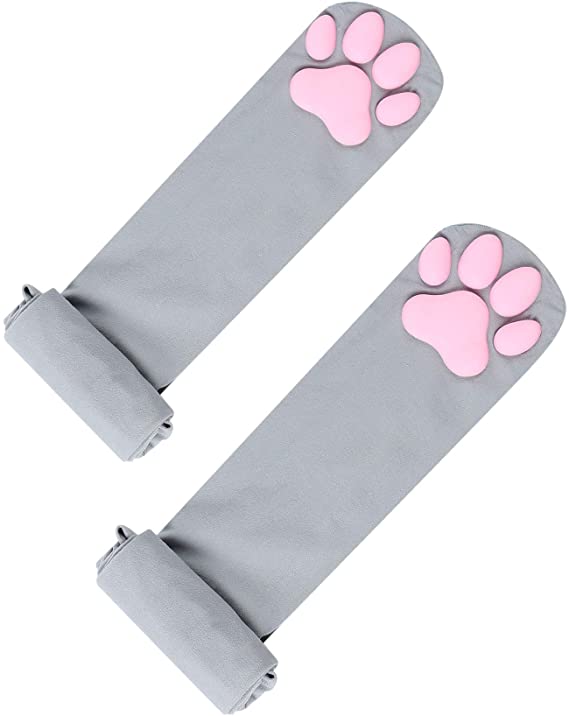 Thigh High Socks Cute Cat Paw Pad Socks for Girls 3D Kitten Claw Lolita Cosplay Cosplay 3D Kitten Kawaii Lolita Knee Thigh Socks
