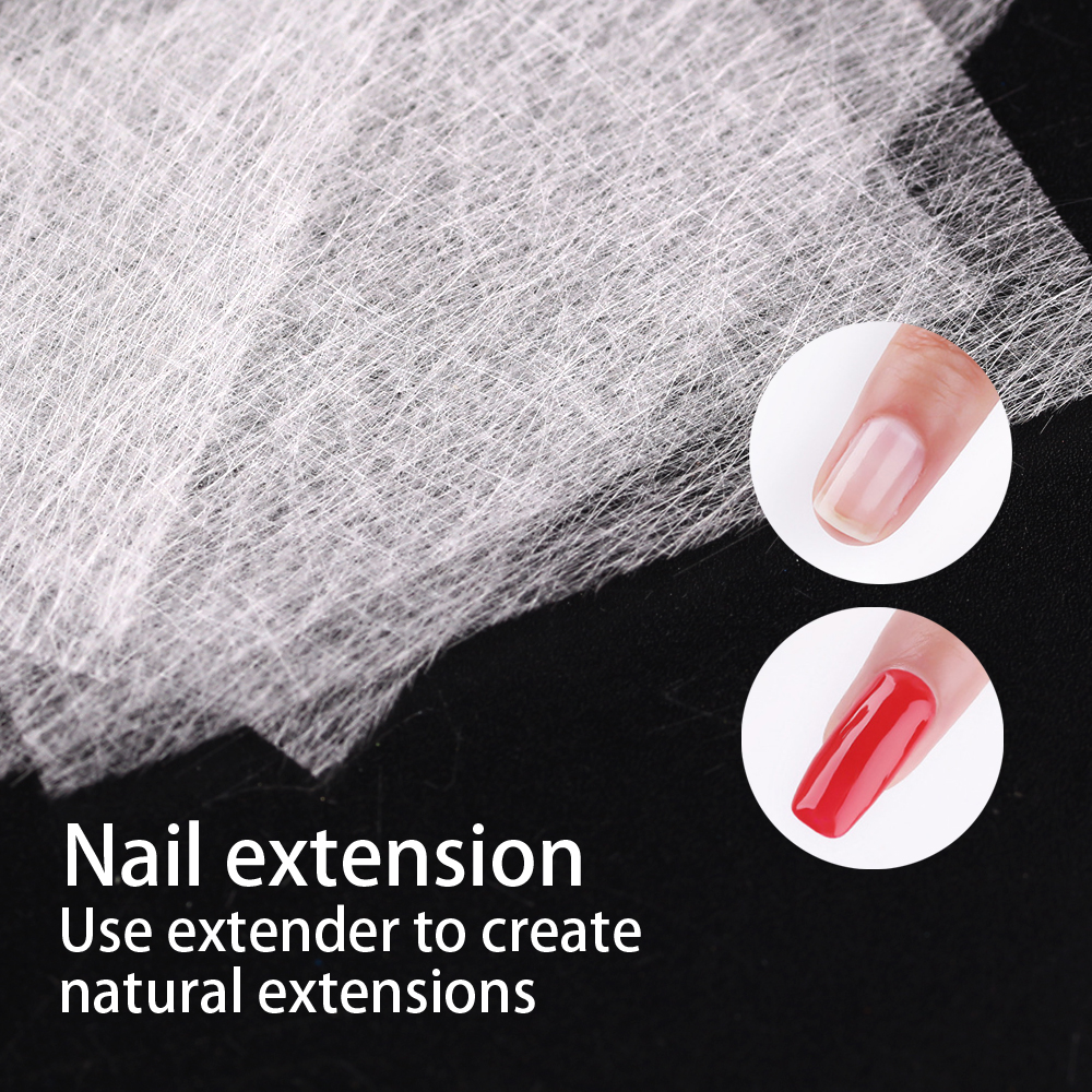 2019 New fashion 20pcs/lot nails building gel fiber glass nail extension for extension nail