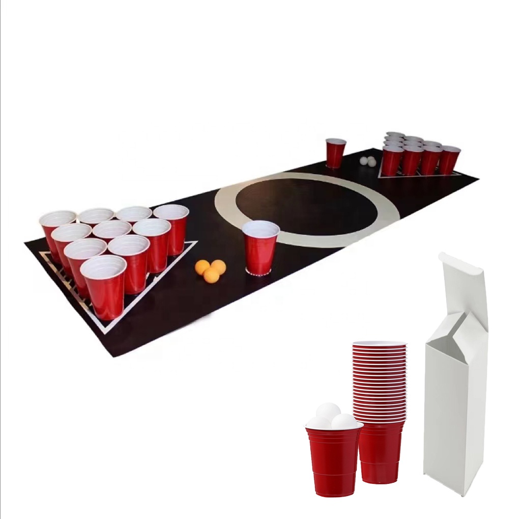 8 футов Открытый Портативный тайлгатинг складной Beer Pong коврики для командной игры