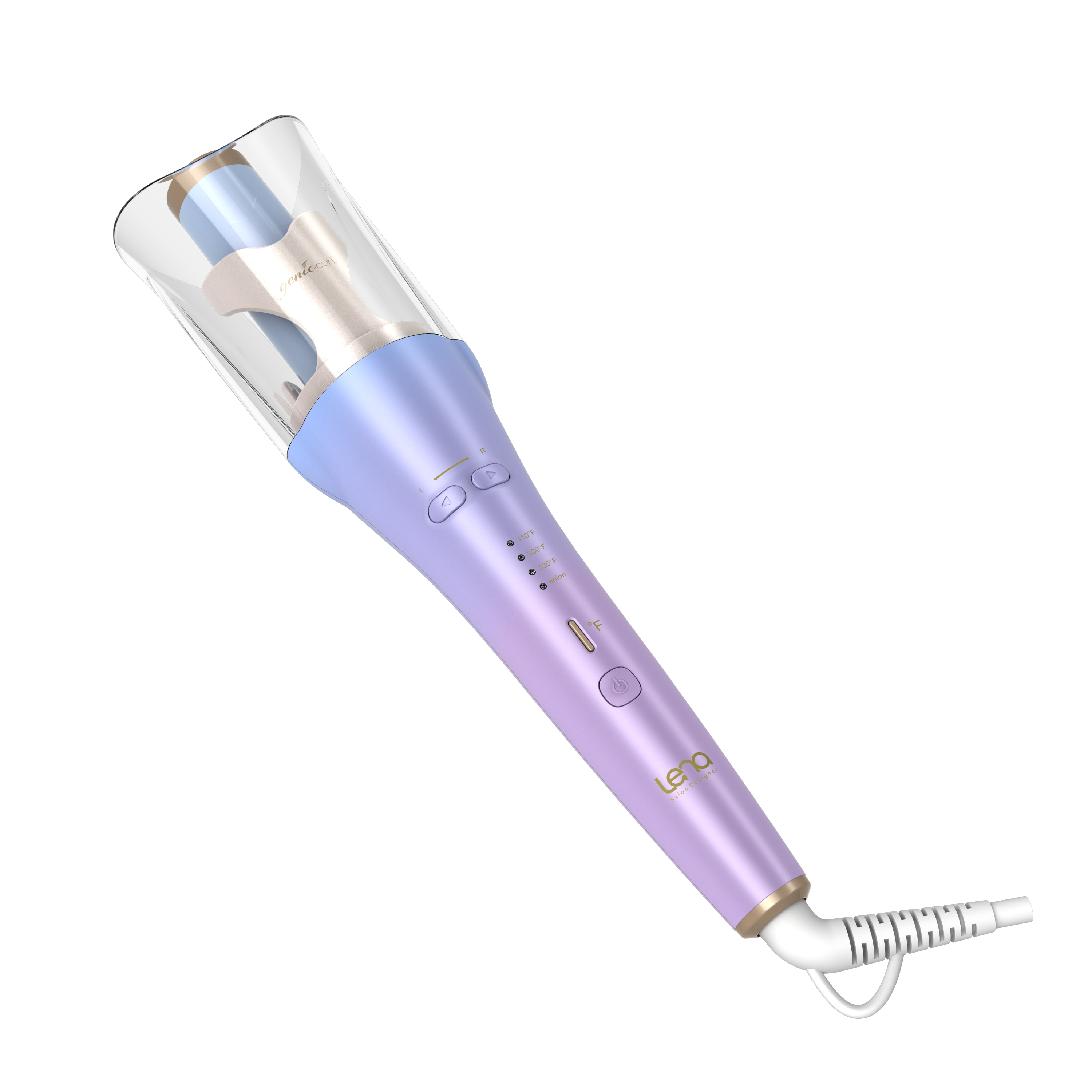 Lena Professional Negative Ion Electric Curl Iron Multiple Ceramic Rotating Automatic Hair Curler