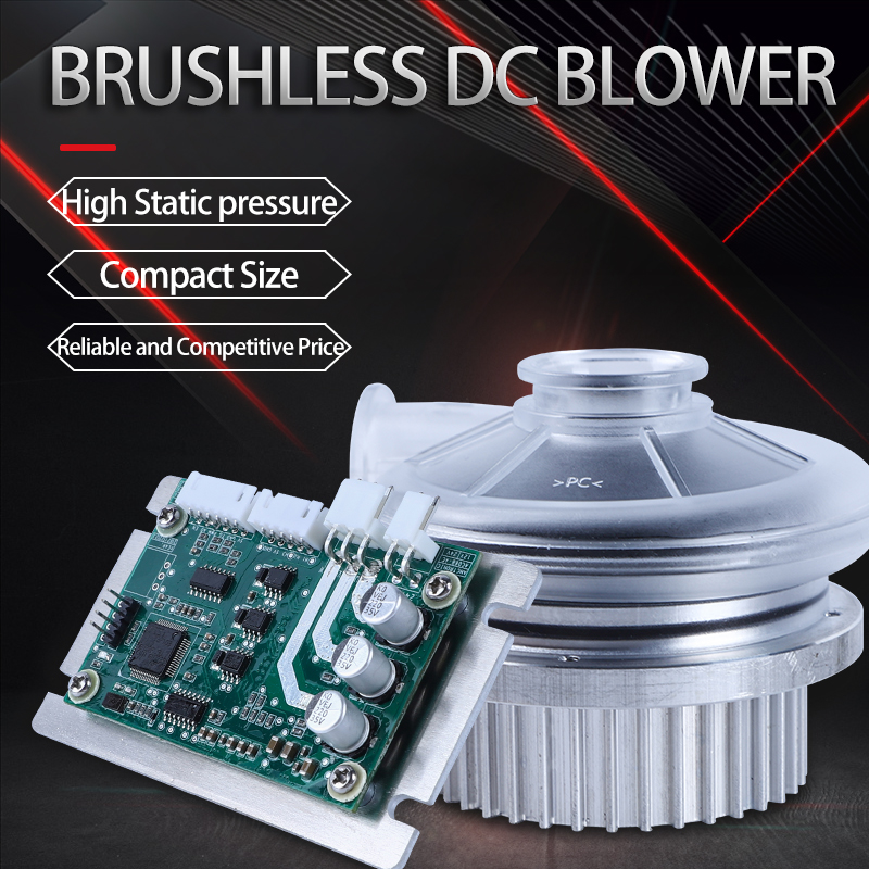 Most Popular AB C8005-24V-1 High Static Pressure Low Noise 24V Brushless Dc Suction Blower