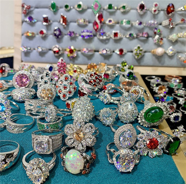 Женские 925 стерлингового серебра оптовая продажа 18k золотые свадебные ювелирные изделия женские кольца