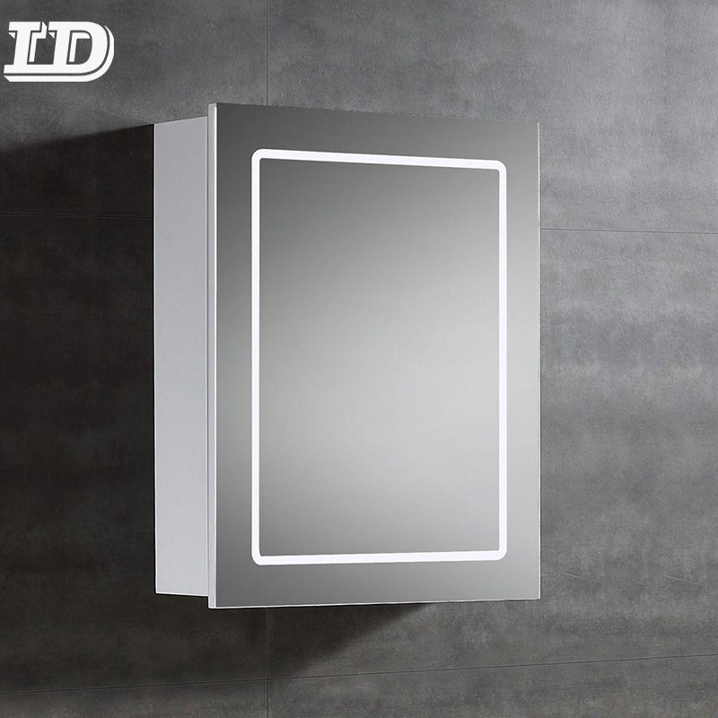 High Quality Led Wall Mounted Mirror Cabinet Illuminated Mirror Cabine With Storage For Bathroom