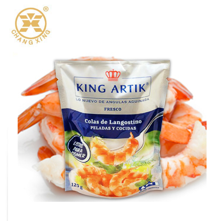 Hot Sells Frozen Fish Packing Bag Frozen Meat Shrimp Bags Seafood Packaging Dried Shrimp Packaging Bag
