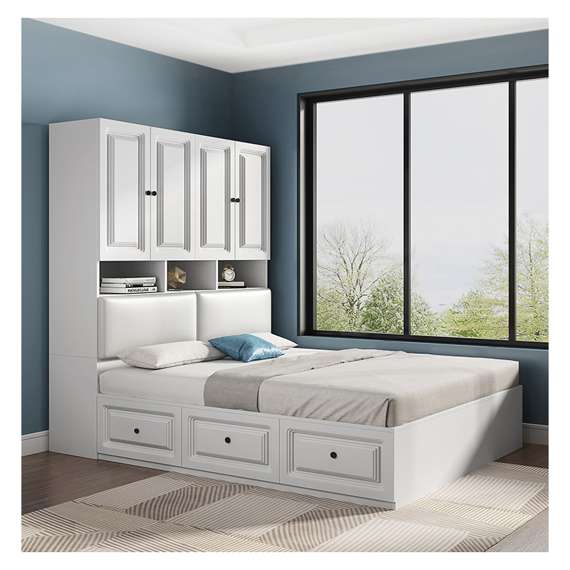 Wholesale Multifuction Tatami Bedroom Sets With Wardrobe Storage Cabinet