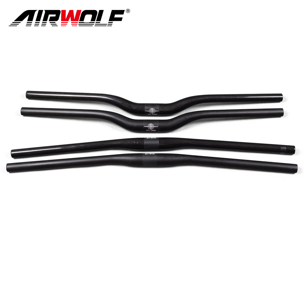 Toray T800 best carbon handlebars barbore O.D 31.8mm mountain bike handlebars 3k weave carbon handlebar for mtb