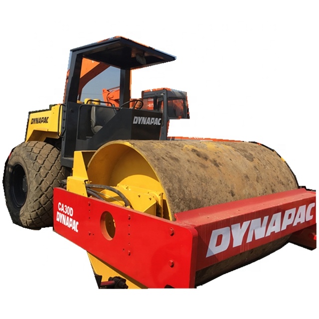 Подержанный каток CA30D Dynapac 10 тонн/оригинальный Подержанный каток CA 30D