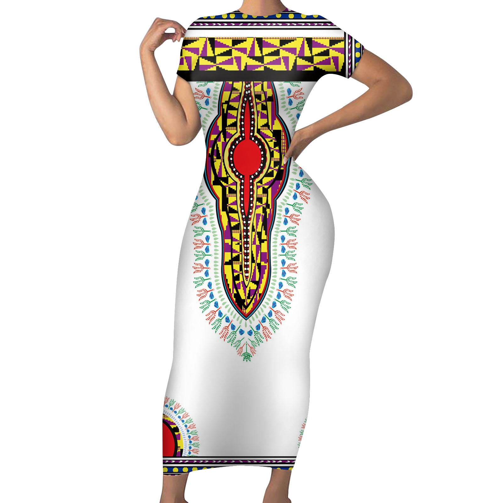 2021 smart causal african dashiki shirt longue robe ethnic clothing bodycon plus size 4xl white african dress for women