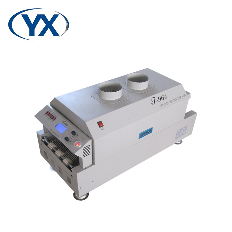 Infrared Hot Air SMT Assembly Line T961 Desktop SMD Conveyor Reflow Wave Soldering Oven for PCB Welding