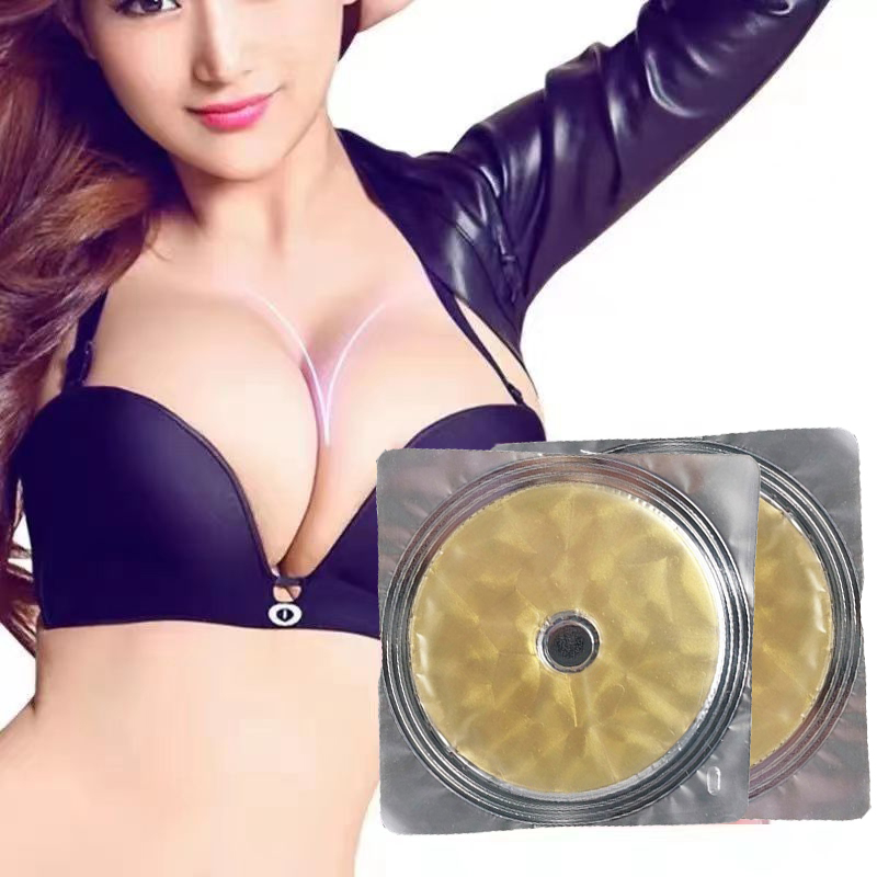 Private Label 24K Natural Breast Golden whitening Breast Gel Patch Soothing Crystal Collagen Breast Care Mask