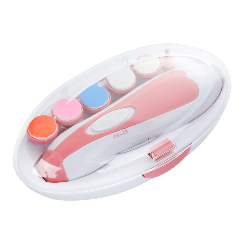 Portable Baby Nail Care Product Set 7 In 1 Baby Electric Nail Trimmer