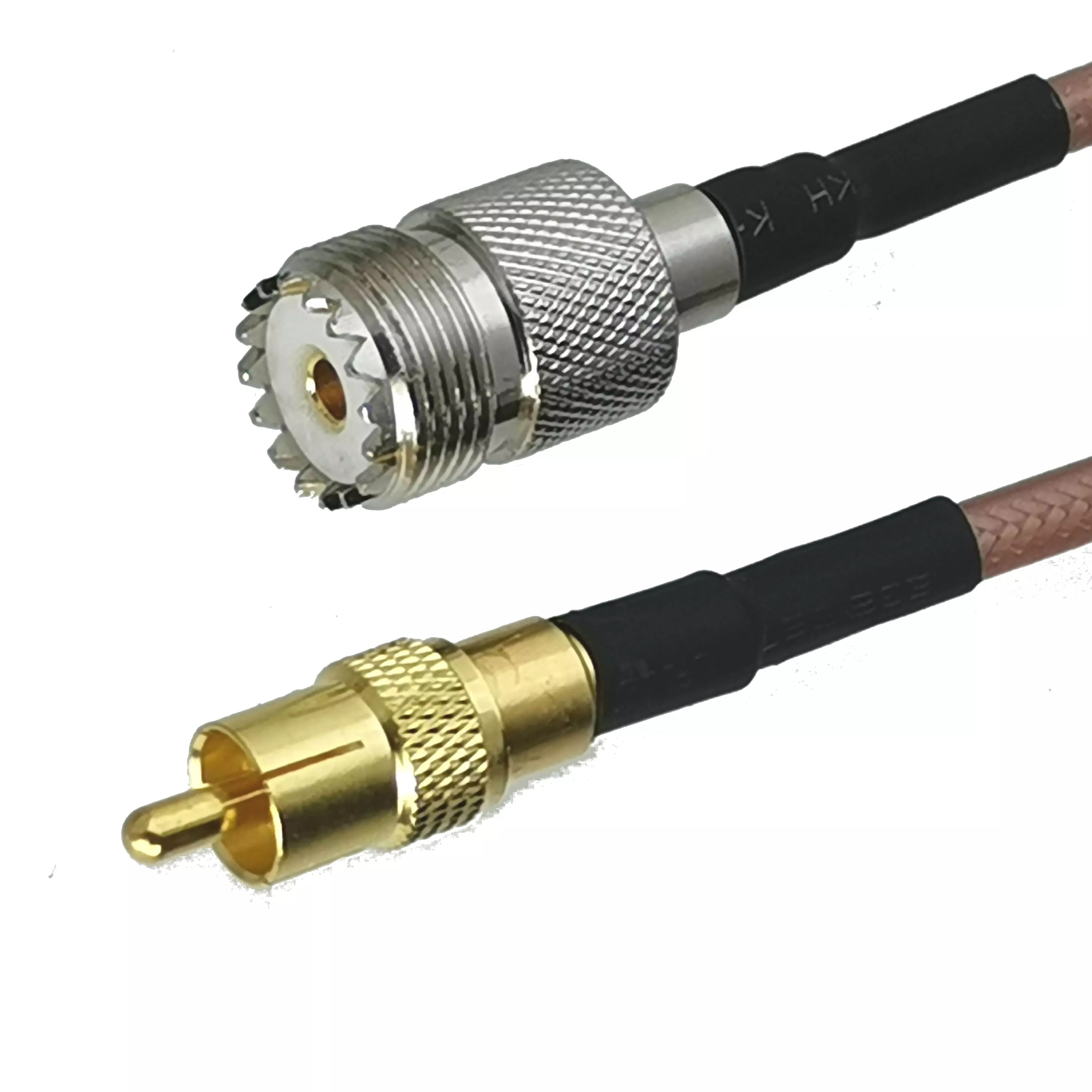 RG142 UHF SO239 гнездо для RCA ТВ Штекер прямой разъем RF коаксиальный Соединительный кабель 6 дюймов ~ 10 м