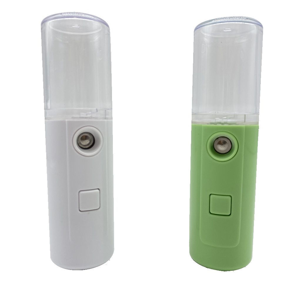 With colorful light electric nano mist facial sprayer pocket handy facial steamer nano