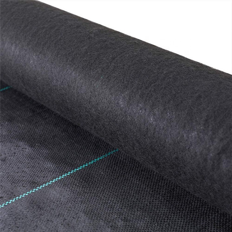 Factory Direct Sale Weed Mat Control Black Agricultural Breathable And Heat-insulating PP Non-Woven Fabric Made Of Grass Cloth