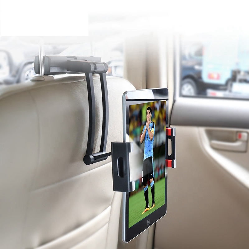 Автомобильный держатель для планшета iPad 2/3/4, Универсальный вращающийся на 360 градусов кронштейн для заднего сиденья, автомобильный держатель для мобильного телефона