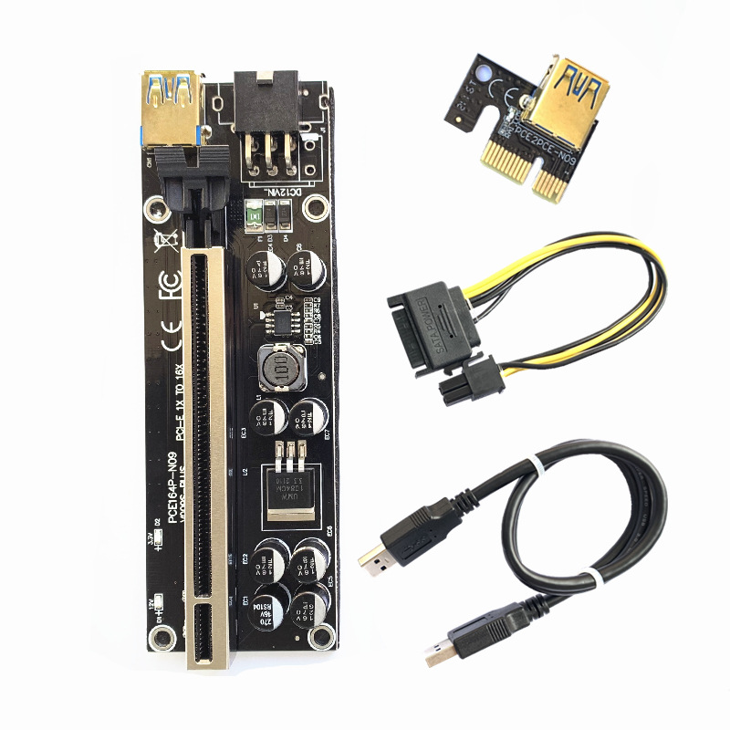 Новая видеокарта PCI-E кабель-удлинитель для USB3.0 высокоскоростная карта адаптера 1X для 16X VER009C-Plus