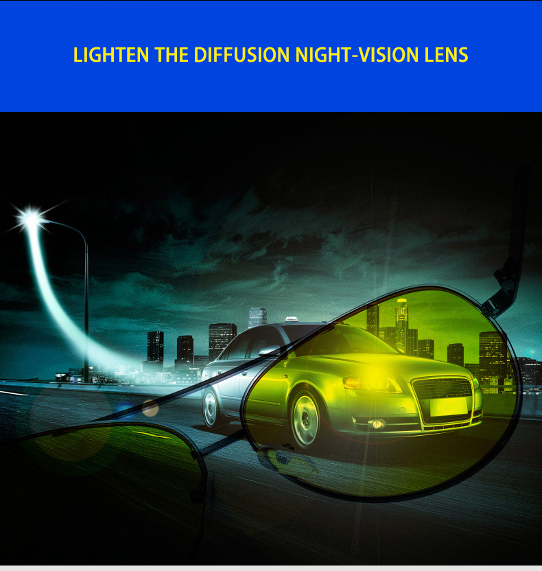 Quality Night Vision glasses UV400 sunglasses polarized Sunglasses