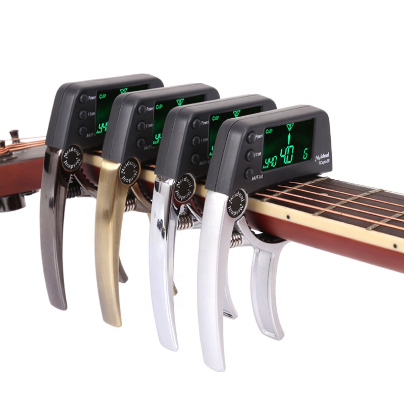 Metal Transposition Tuning Tool Guitar Capo Metal Guitar Accessories Sturdy Guitar Combo Tuner Capo