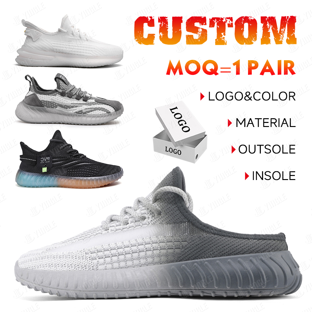 Wholesale High Top Quality Rep Kicks Slip On 350 V2 Breathable Cheap Name Brand Custom Half Other Fashion Walking Shoes For Men