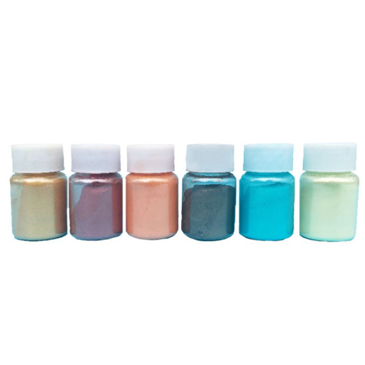 Mica Powder Pigment Art Craft DIY Handwork Epoxy Resin Pearl Color Pigment Cosmetic Grade Pearlescent Mica Powder